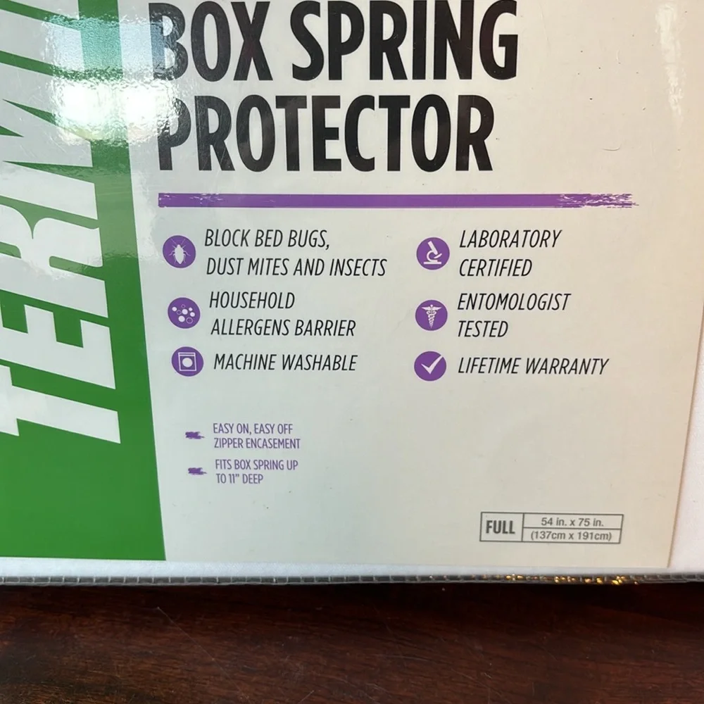 Terminix Ultimate Box Springs Protector - Full size NWT